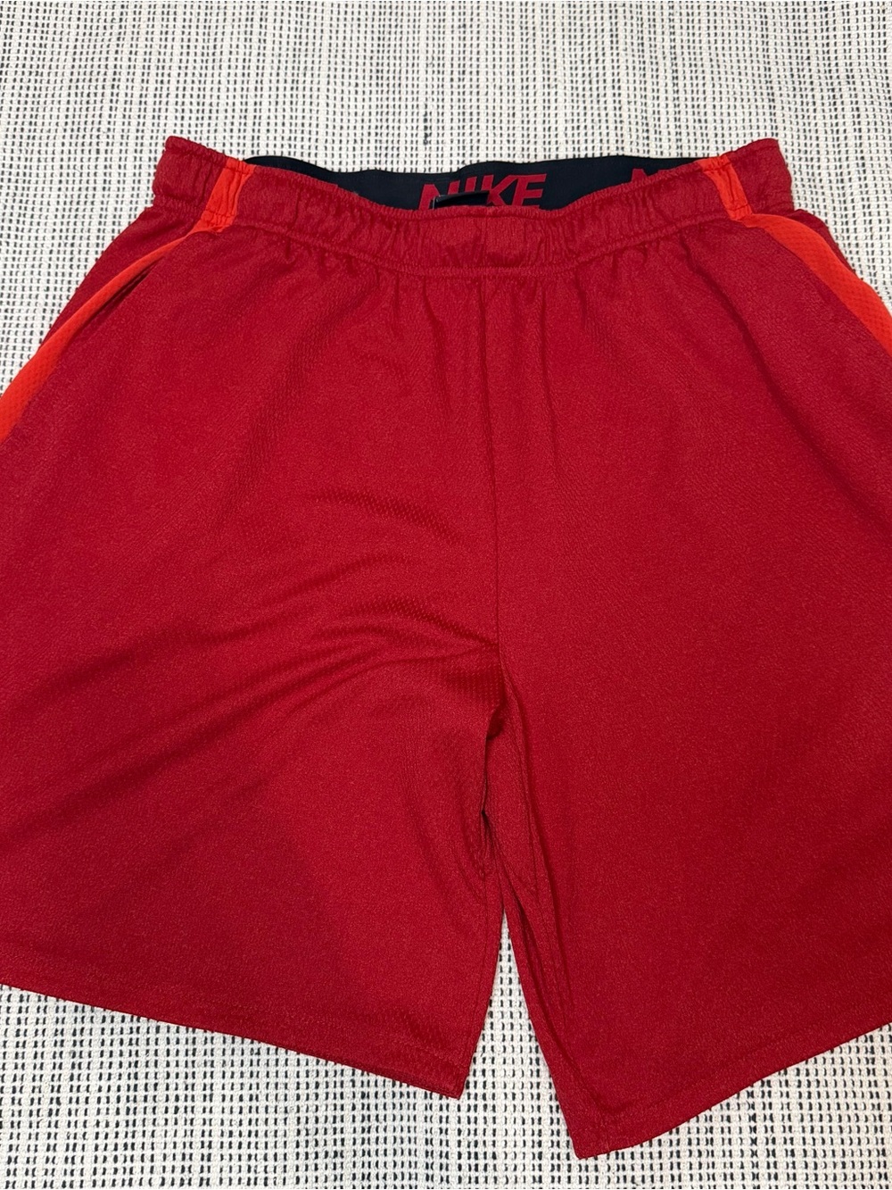 Nike Dri-FIT Red basketball style Athletic Shorts size XL